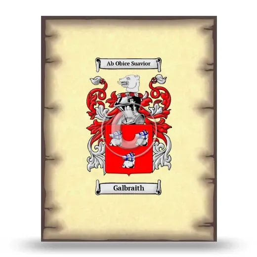 Galbraith Coat of Arms Print