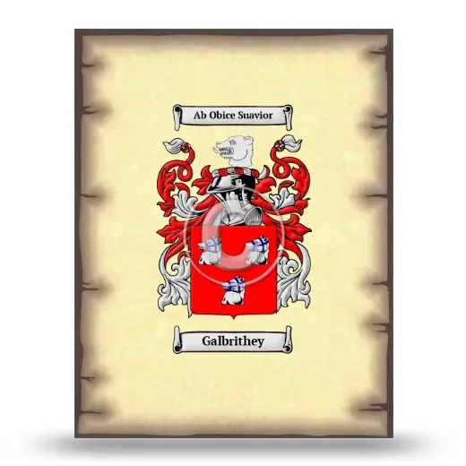 Galbrithey Coat of Arms Print