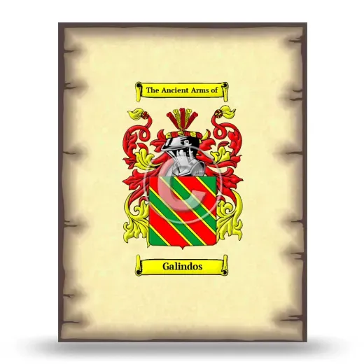 Galindos Coat of Arms Print