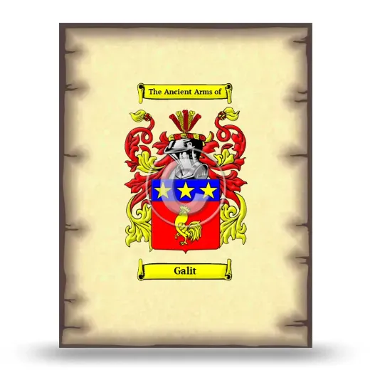 Galit Coat of Arms Print