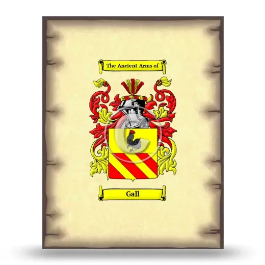 Gall Coat of Arms Print