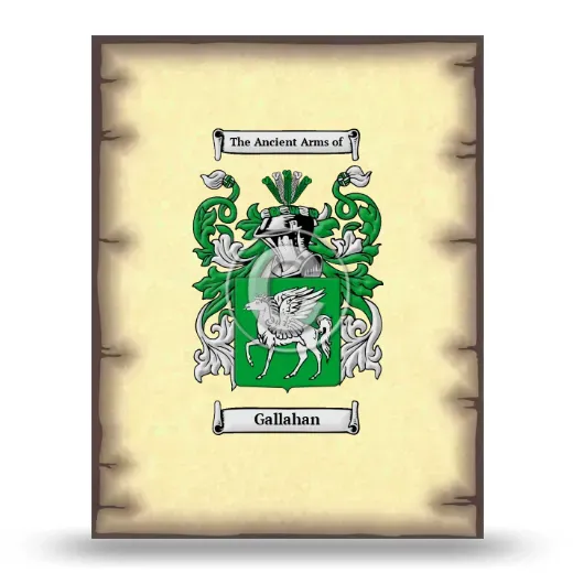 Gallahan Coat of Arms Print