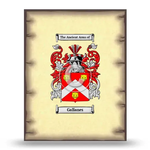 Gallanes Coat of Arms Print