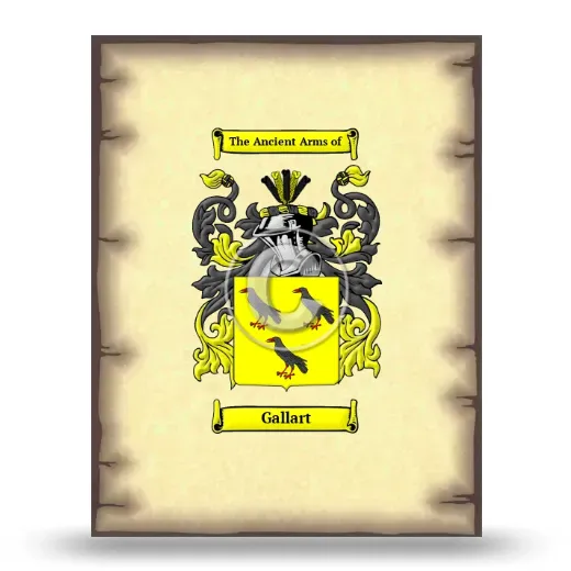 Gallart Coat of Arms Print