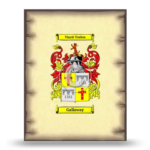 Gallaway Coat of Arms Print