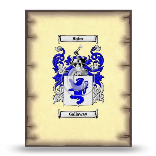 Gallaway Coat of Arms Print