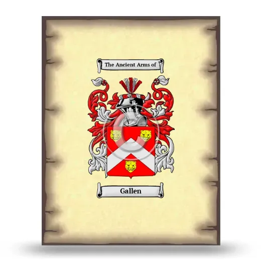Gallen Coat of Arms Print
