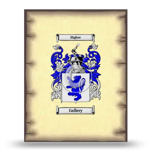 Gallery Coat of Arms Print