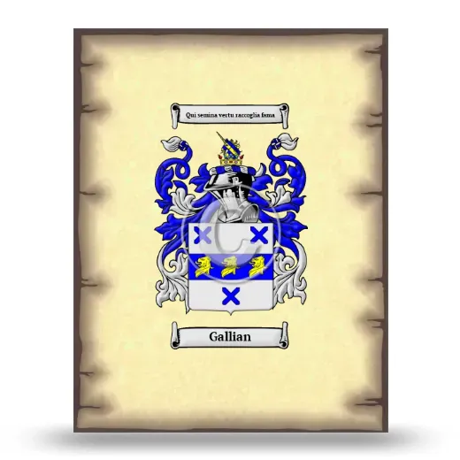 Gallian Coat of Arms Print