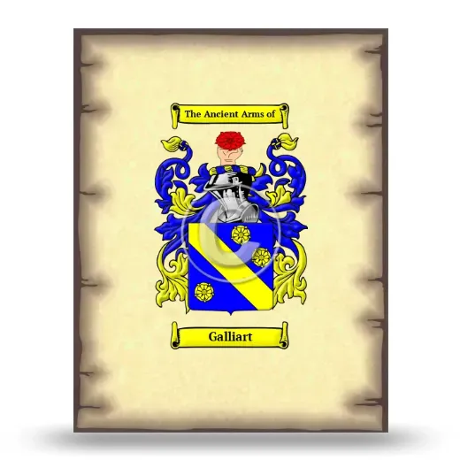 Galliart Coat of Arms Print