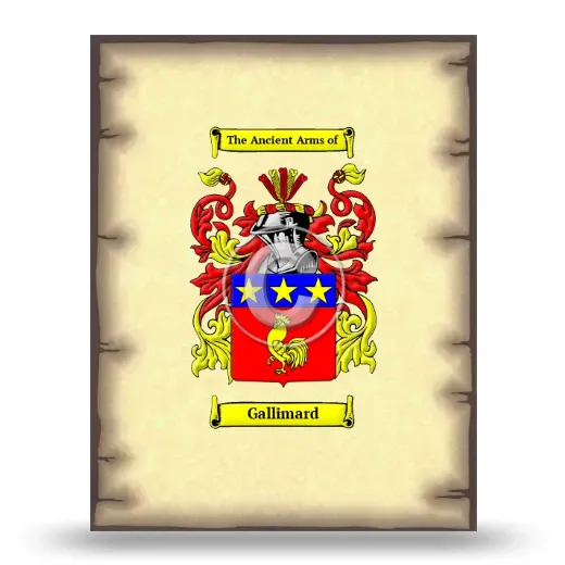 Gallimard Coat of Arms Print
