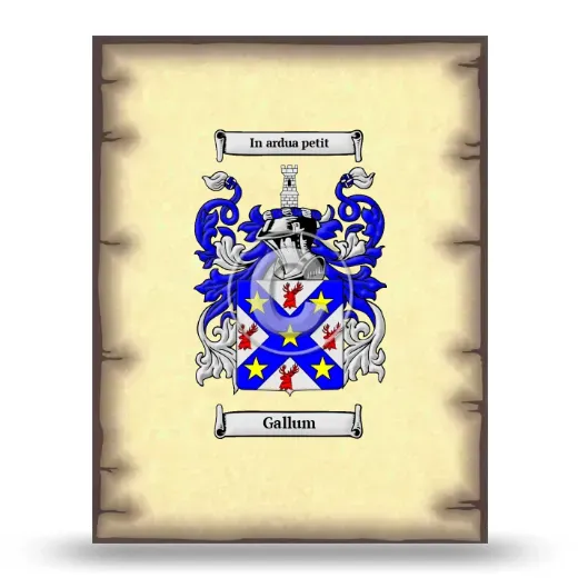 Gallum Coat of Arms Print