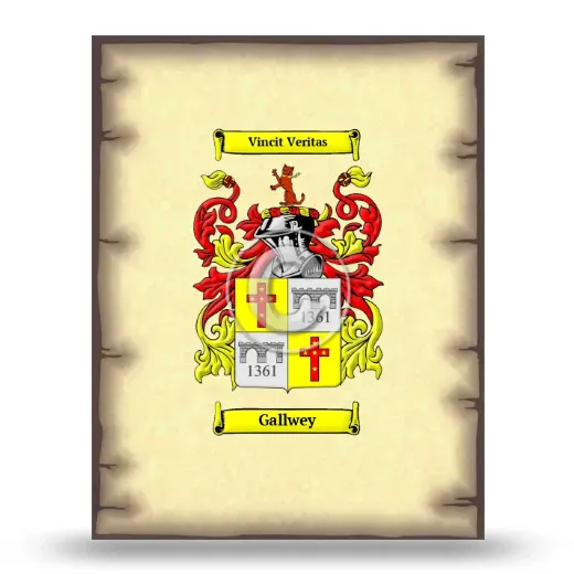 Gallwey Coat of Arms Print