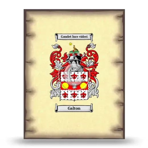 Galton Coat of Arms Print
