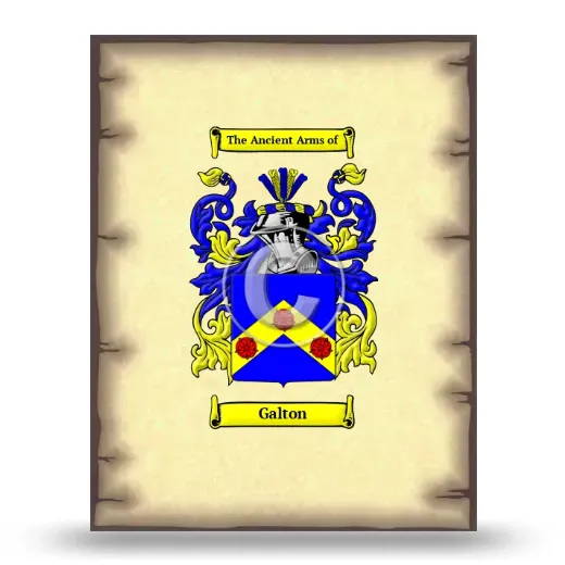 Galton Coat of Arms Print
