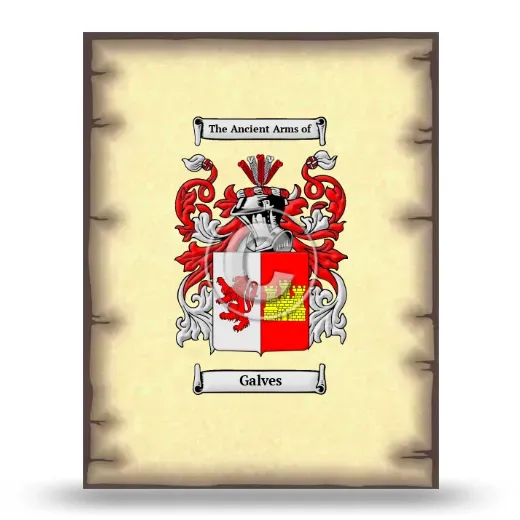 Galves Coat of Arms Print