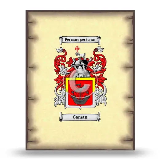Gaman Coat of Arms Print