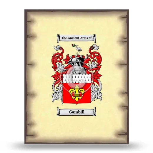 Gambill Coat of Arms Print