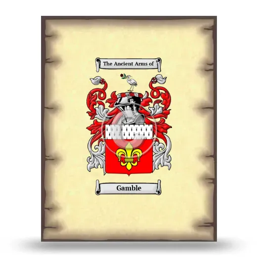 Gamble Coat of Arms Print