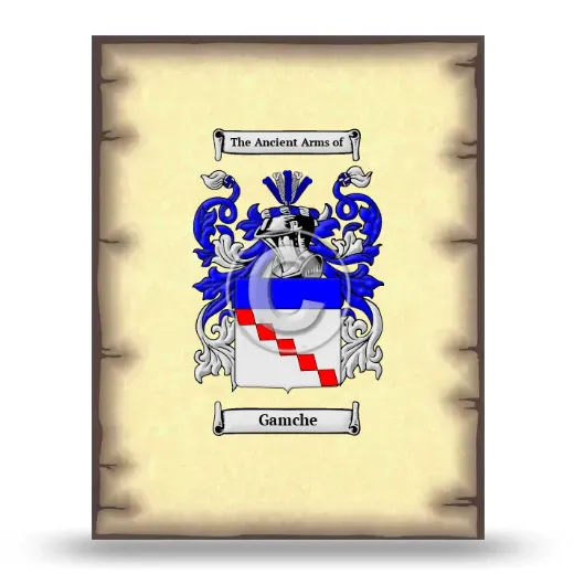 Gamche Coat of Arms Print