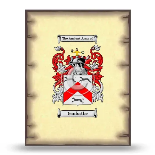 Ganforthe Coat of Arms Print