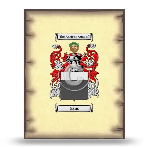 Gans Coat of Arms Print
