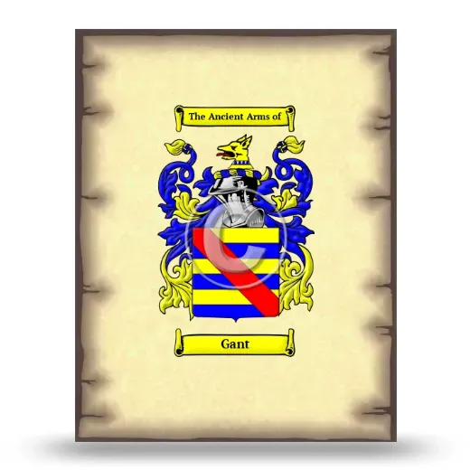 Gant Coat of Arms Print