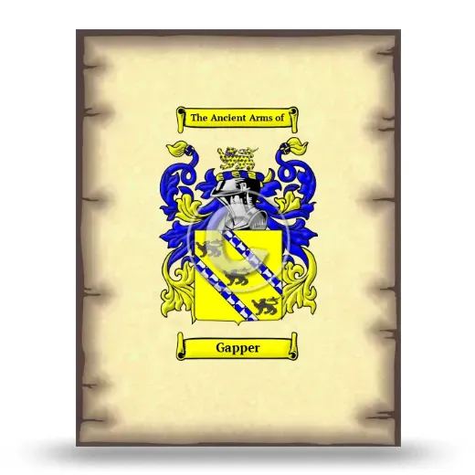 Gapper Coat of Arms Print