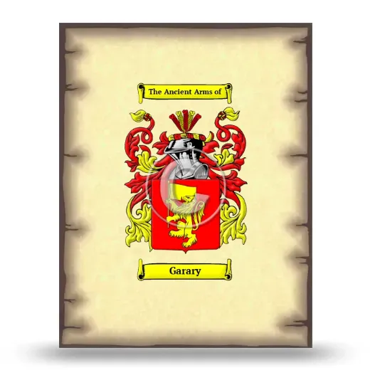 Garary Coat of Arms Print