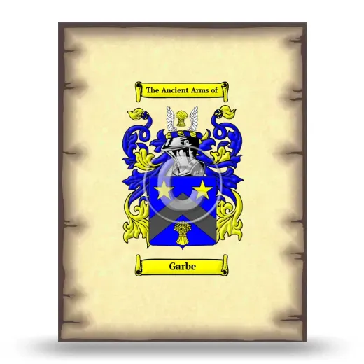 Garbe Coat of Arms Print