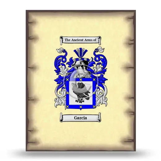 Garcia Coat of Arms Print