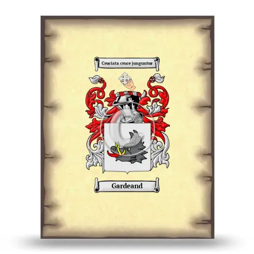 Gardeand Coat of Arms Print