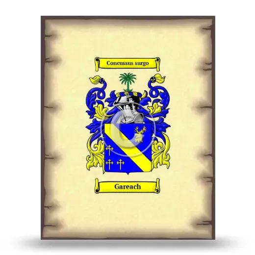 Gareach Coat of Arms Print