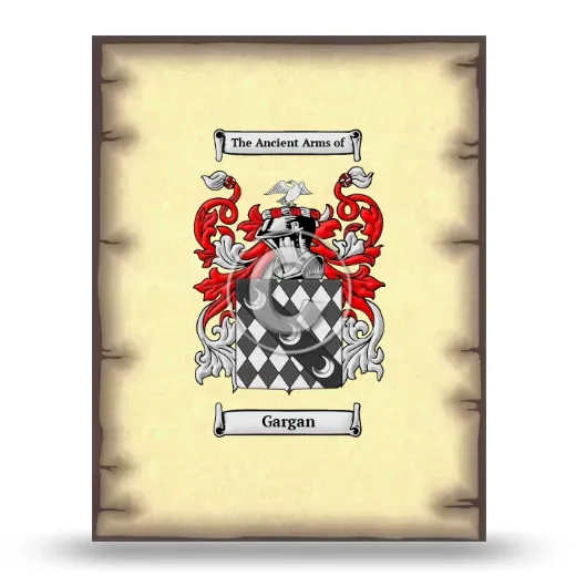 Gargan Coat of Arms Print