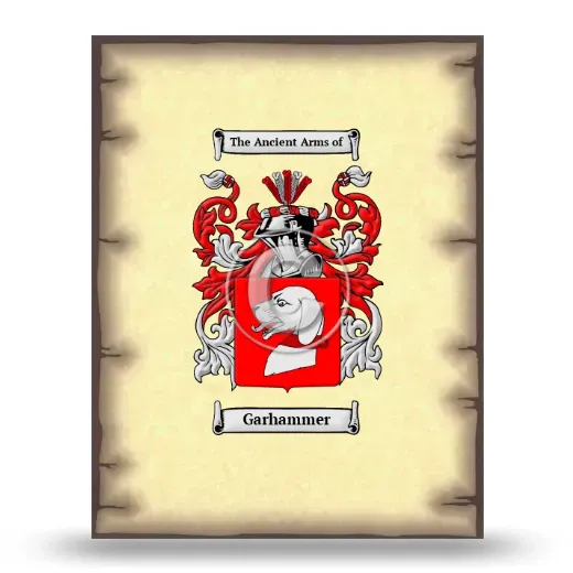 Garhammer Coat of Arms Print