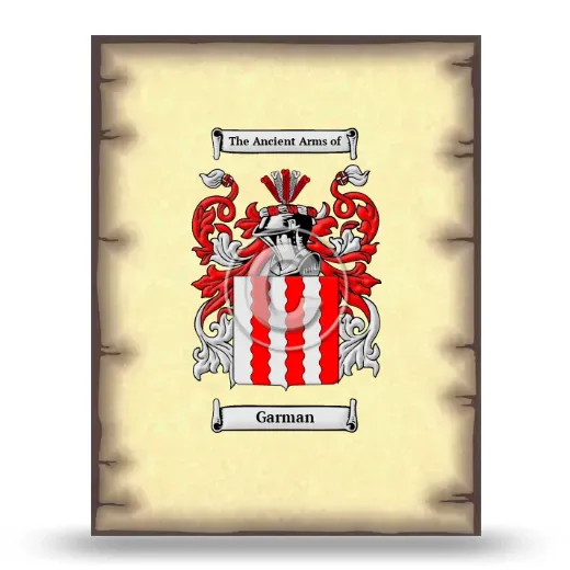 Garman Coat of Arms Print