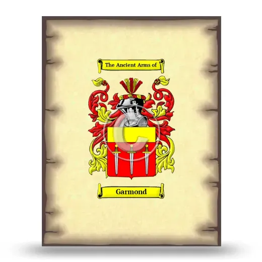Garmond Coat of Arms Print