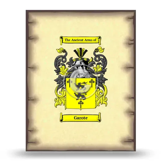 Garote Coat of Arms Print