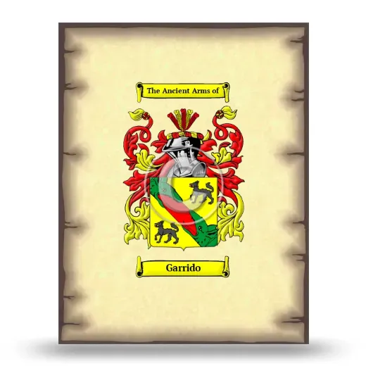 Garrido Coat of Arms Print