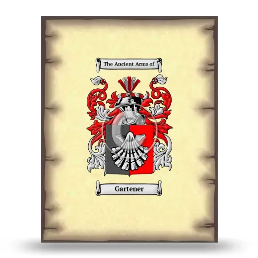 Gartener Coat of Arms Print