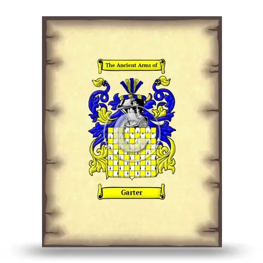 Garter Coat of Arms Print