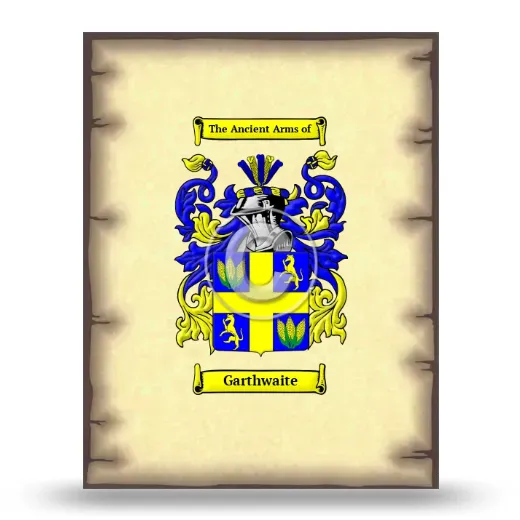 Garthwaite Coat of Arms Print