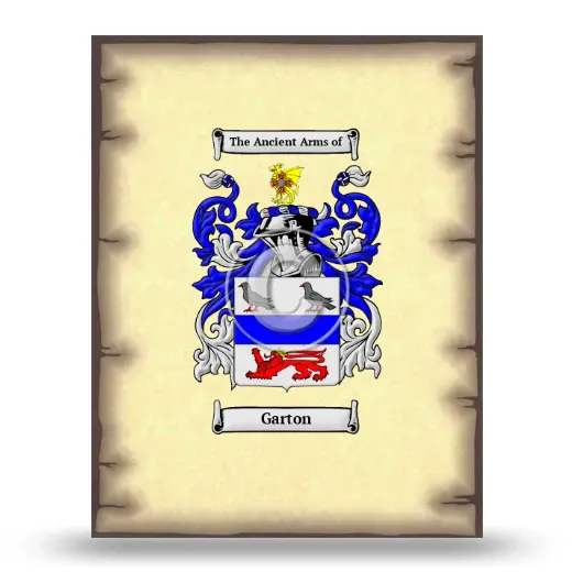 Garton Coat of Arms Print