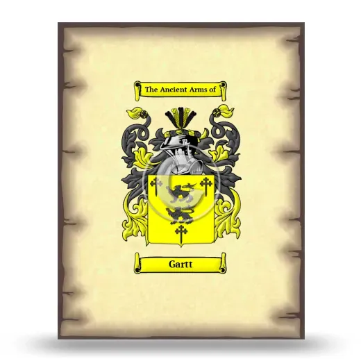 Gartt Coat of Arms Print