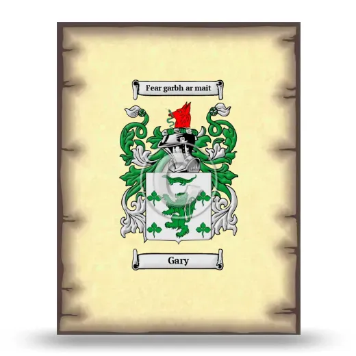 Gary Coat of Arms Print