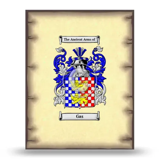 Gas Coat of Arms Print