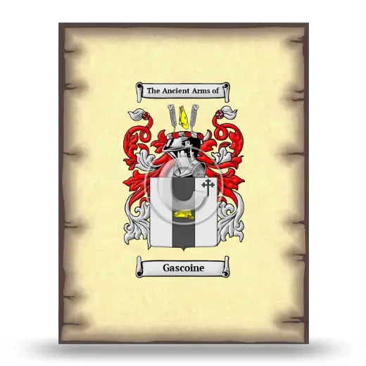 Gascoine Coat of Arms Print