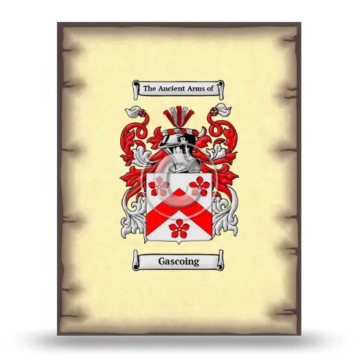 Gascoing Coat of Arms Print