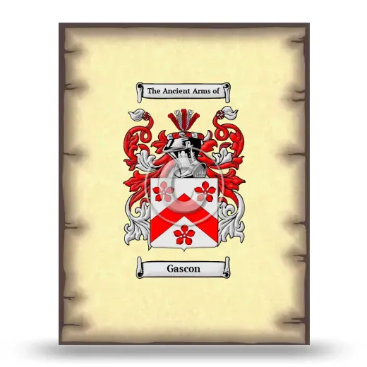 Gascon Coat of Arms Print