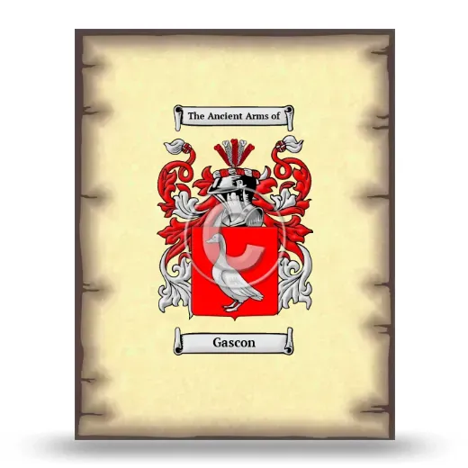 Gascon Coat of Arms Print
